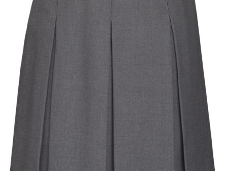 Hipstitched Box Pleat Skirt Online now