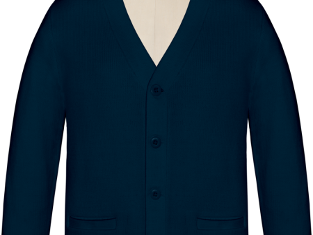 V-Neck Button Front Cardigan Fashion