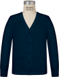 V-Neck Button Front Cardigan Fashion