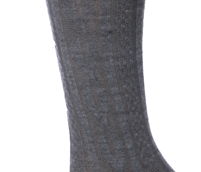 Knee-High Cable Knit Socks Fashion