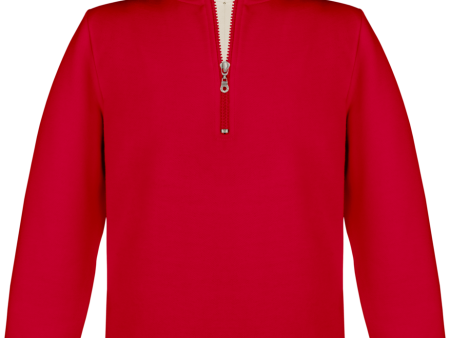 1 4 Zip Pullover Sweatshirt Hot on Sale