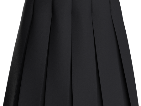 Stitched-Down Box Pleat Skirt Online