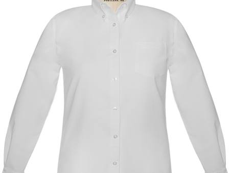 Feminine Fit Long Sleeve Oxford Shirt Online