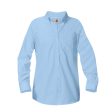 Feminine Fit Long Sleeve Oxford Shirt For Sale