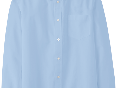 Long Sleeve Oxford Shirt Hot on Sale