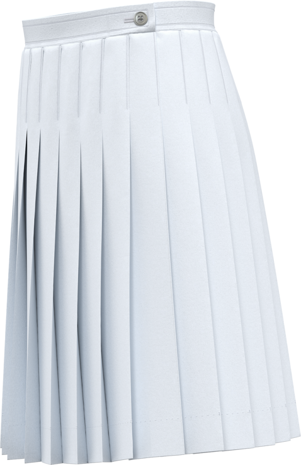 Stitched-Down Knife Pleat Skirt For Discount