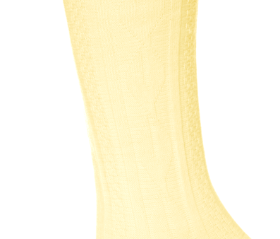 Knee-High Cable Knit Socks Discount