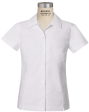 Short Sleeve Convertible Collar Taylor Blouse on Sale