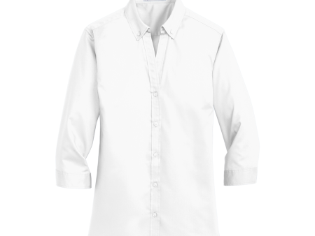 3 4 Sleeve Twill Shirt Online Sale