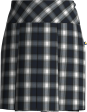 Drop Yoke Pleated Skirt Hot on Sale