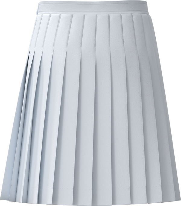 Stitched-Down Knife Pleat Skirt For Discount