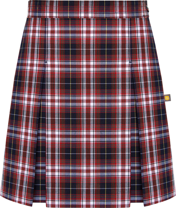 Stitched-Down Kick Pleat Skirt Fashion