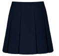 Drop Waist Box Pleat Skirt For Discount