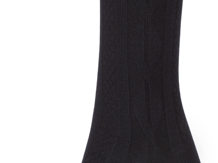 Cable Knee-High Socks - 3 Pack on Sale