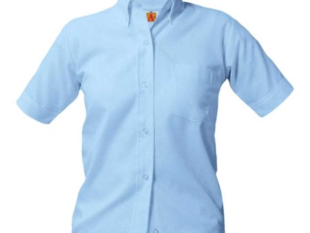 Feminine Fit Short Sleeve Oxford Shirt Discount