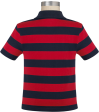 Short Sleeve Striped Jersey Polo Hot on Sale