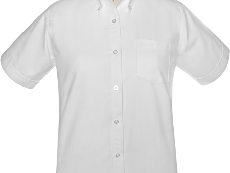 Feminine Fit Short Sleeve Oxford Shirt Online Sale