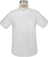 Feminine Fit Short Sleeve Oxford Shirt Online Sale