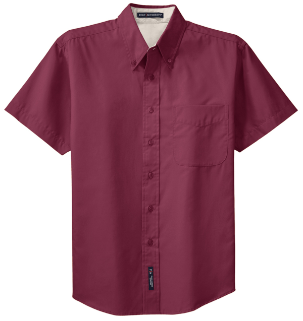 Short Sleeve Button-Down Shirt Cheap