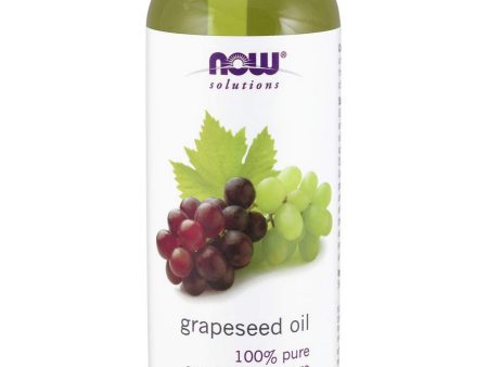 NOW Foods, Grapeseed Oil, 100% Pure Sensitive Skin Care, 16 fl oz For Cheap