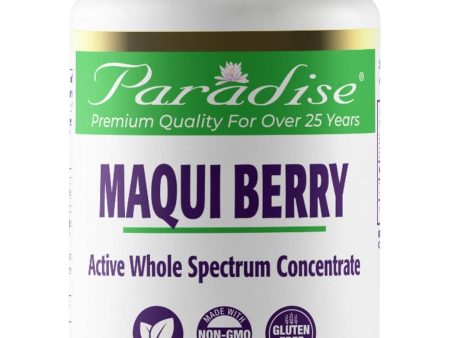 Paradise Herbs, Maqui Berry, Organic, 60 vegetarian capsules Fashion