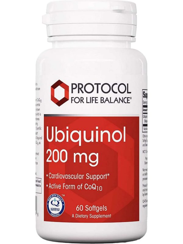 Protocol For Life Balance, Ubiquinol, 200 mg, 60 Softgels on Sale