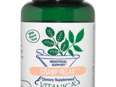 Vitanica, Cramp Relax (Formerly Cramp Bark Extra), 15 Vegetarian Capsules Hot on Sale