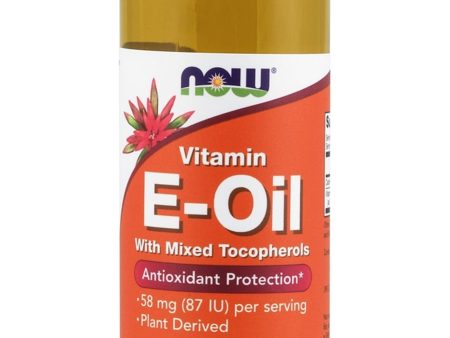 NOW Foods, E-Oil with Mixed Tocopherols, 4 fl oz Sale