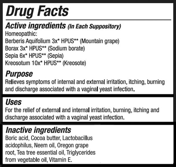 Vitanica, Yeast Arrest, 14 Suppositories Fashion