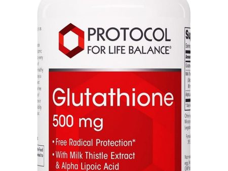 Protocol For Life Balance, Glutathione, 500 mg, 60 Veg Capsules Online Hot Sale