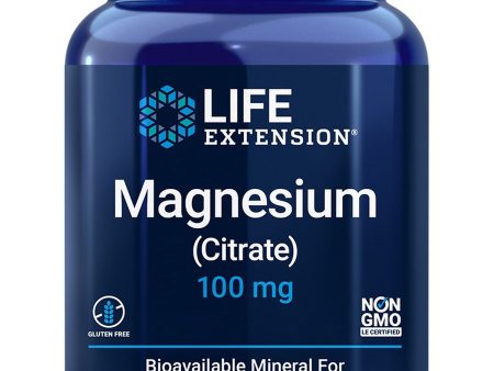 Life Extension, Magnesium (Citrate), 100 mg, 100 vegetarian capsules For Sale