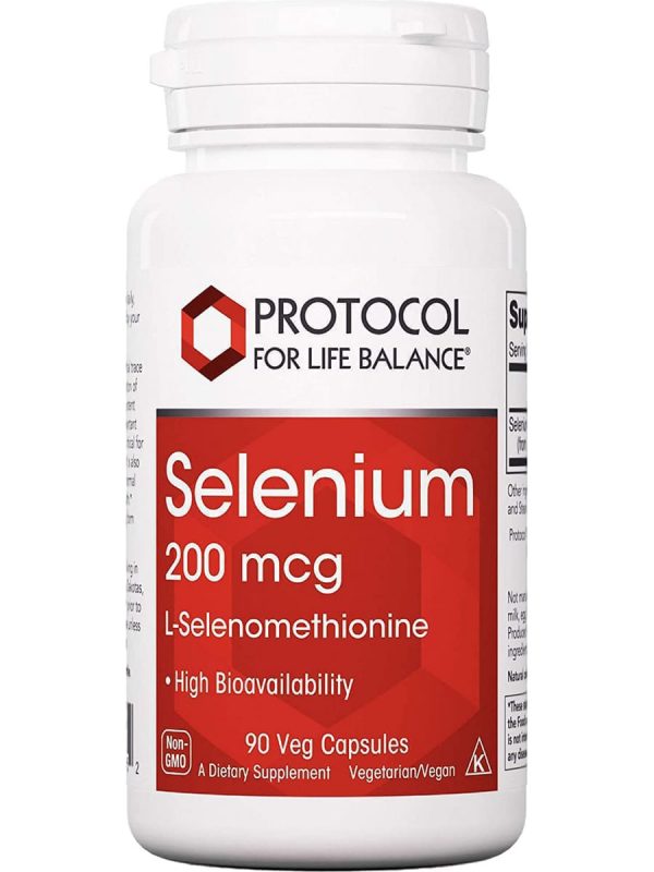 Protocol For Life Balance, Selenium, 200 mcg, 90 Veg Capsules For Sale