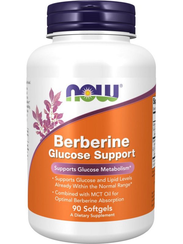 NOW Foods, Berberine Glucose Support, 90 softgels on Sale