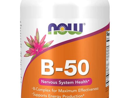 NOW Foods, B-50, 250 veg capsules Fashion