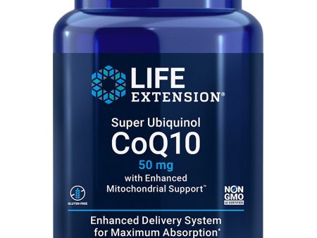 Life Extension, Super Ubiquinol CoQ10 with Enhanced Mitochondrial Support™, 50 mg, 100 softgels Online Hot Sale