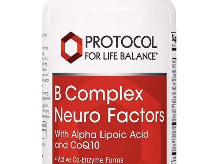 Protocol For Life Balance, B Complex Neuro Factors, 60 Veg Capsules For Cheap