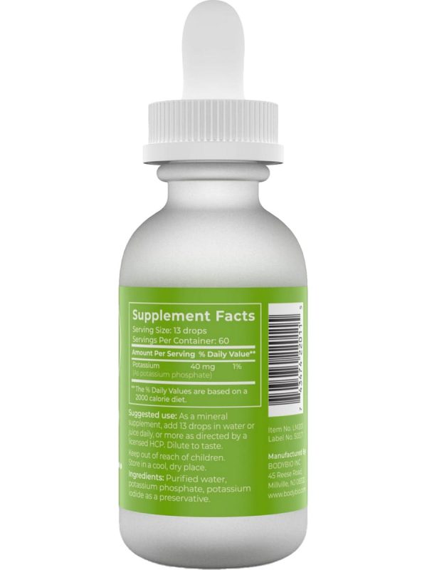 BodyBio, Liquid Mineral 1, Potassium, 2 fl oz For Discount