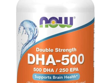 NOW Foods, DHA-500, Double Strength, 90 softgels Cheap