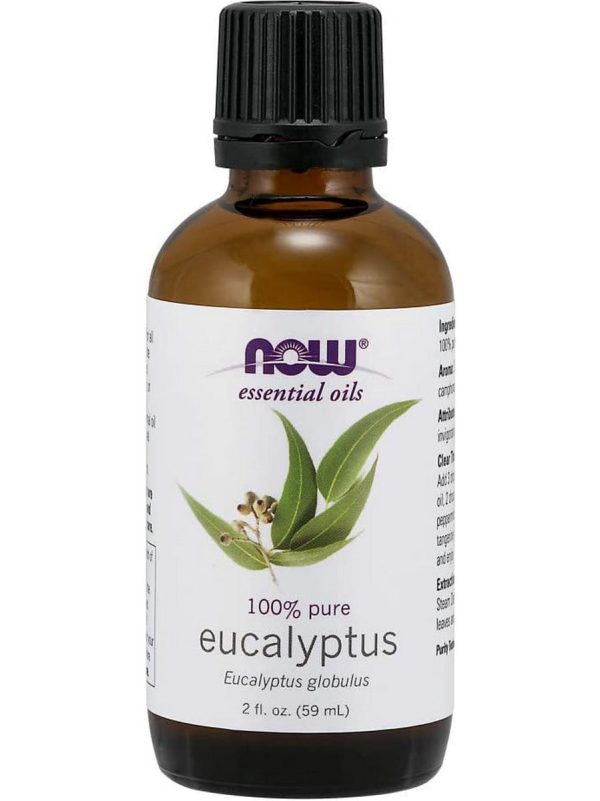 NOW Foods, Eucalyptus Oil, 100% Pure, 2 fl oz For Sale