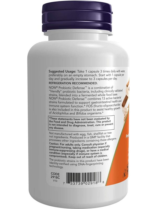 NOW Foods, Probiotic Defense™, 90 veg capsules Sale