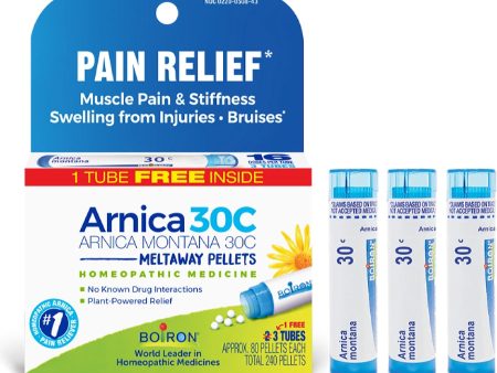 Boiron, Arnica 30C Bonus Pack, 3 Tubes Fashion