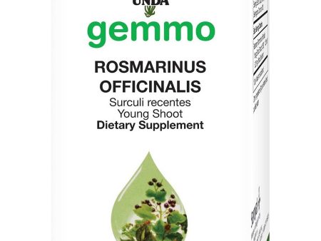 UNDA, gemmo Rosmarinus Officinalis Dietary Supplement, 4.2 fl oz on Sale