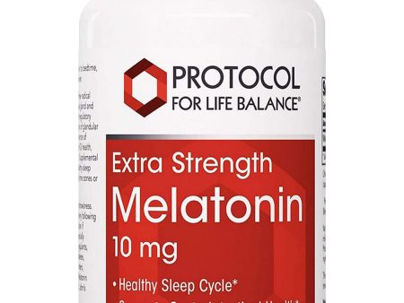 Protocol For Life Balance, Melatonin, Extra Strength, 10 mg, 100 Veg Capsules Online