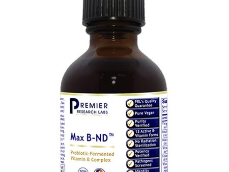 Premier Research Labs, Max B-ND, 2 fl oz Supply