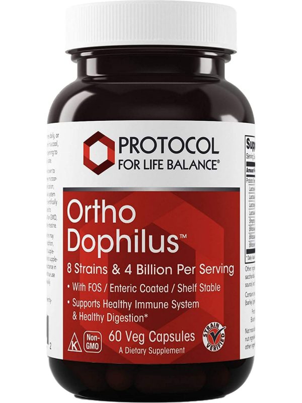 Protocol For Life Balance, Ortho Dophilus, 60 Veg Capsules on Sale