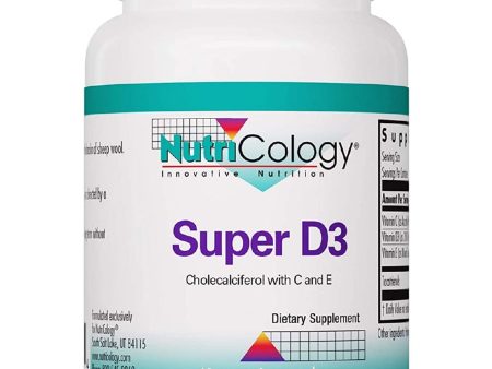 NutriCology, Super D3, Cholecalciferol with C and E, 60 Vegetarian Capsules For Discount