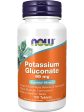 NOW Foods, Potassium Gluconate 99 mg, 100 tablets Online Hot Sale