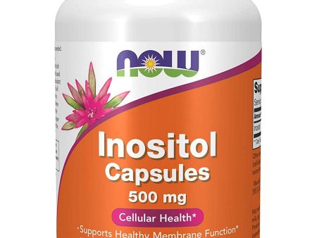 NOW Foods, Inositol 500 mg, 100 veg capsules Discount