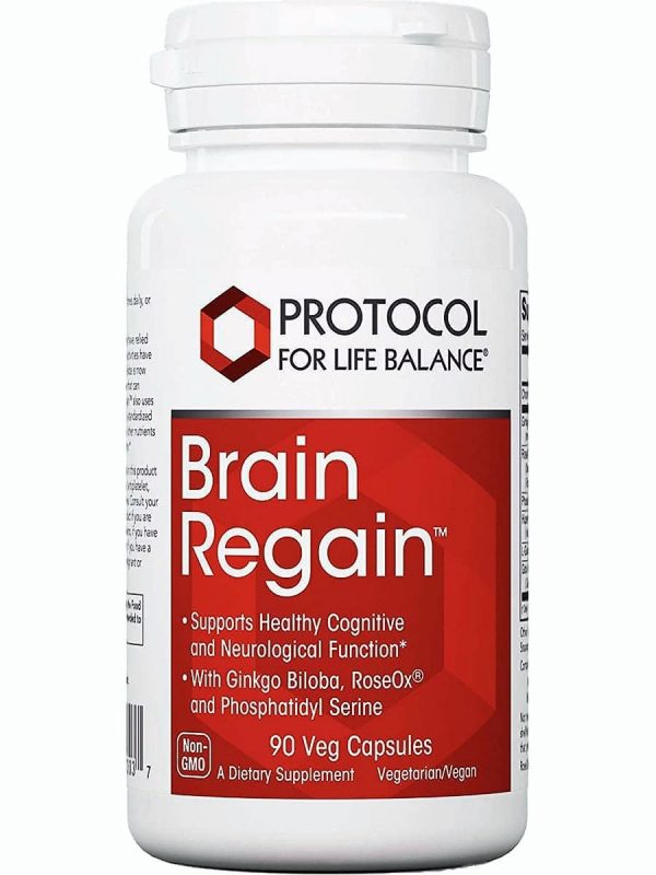 Protocol For Life Balance, Brain Regain, 90 Veg Capsules Hot on Sale