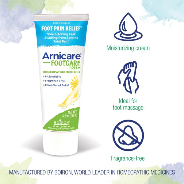 Boiron, Arnicare Footcare Cream, 4.2 oz Online Hot Sale